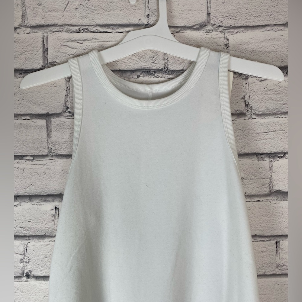 A New Day White Sleeveless Tennis Dress Tank Top Dress size medium - Picture 3 of 9